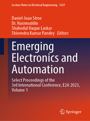 cover image of Emerging Electronics and Automation